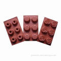 Different-shaped Silicone Chocolate Molds, Nonstick, Water-/Oil-resistant and Easy to Wash